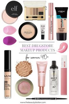 Drugstore Makeup Products, Drugstore Makeup Tutorial, Elegantes Makeup, Drugstore Products, Makeup Over 40, Glam Aesthetic, Work Makeup, Makeup Supplies