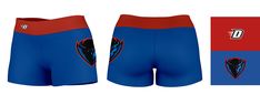 Look great in your new team spirit athletic workout and everyday shorts. Turn heads your way with this Depaul University Blue Demons gear. DETAILS Material: 88% Polyester / 12% Spandex. 4-way stretch fabric Performance moisture wicking quick drying, skin friendly fabric. Quick-Drying and sweat wicking fabric can keeps you dry and comfortable Sublimated graphics and colors Flatlock stitching for smooth contact on your skin Inseam size M approximately 3.75”, 2.75” pre-curved waistband with 3/4” el Stretch Sportswear Shorts For Cheerleading, Compression Shorts With Built-in Shorts For Sports, Team Spirit Shorts With Built-in Shorts For Sports Season, Sportswear Activewear With Built-in Shorts For Cheerleading, Short Bottoms For Cheerleading Sports Season, Sporty Fitted Shorts For Cheerleading, Casual Team-colored Shorts For Team Events, Casual Athletic Shorts For Team Events, Short Bottoms For Cheerleading During Sports Season