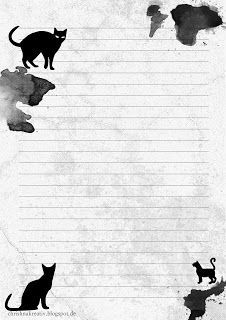 an animal lined paper with cats and dogs on it