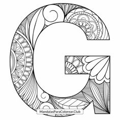 the letter g is for coloring pages