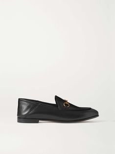 Gucci Horsebit Loafer, Gucci Brixton, Gucci Horsebit Loafers, Gucci Horsebit, Casual Slippers, Gucci Black, Heeled Loafers, Gucci Shoes, Leather Slip Ons