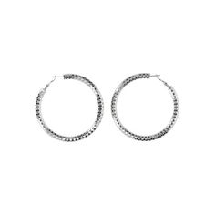 Sophistication meets effortlessly cool style with Madden NYCs Fashion Rhodium Openwork Large Hoop Earrings. These hoop earrings were crafted for everyday versatility to help elevate and complement any look with a large-sized openwork design. These womens hoop earrings have an omega post-back closure, and are handcrafted from polished rhodium-tone metal. Color: Silver.  Gender: female.  Age Group: adult. Madden Nyc, Hoop Earrings Silver, Large Hoop Earrings, Metal Color, Earrings Silver, Gender Female, Womens Watches, Women's Earrings, Cool Style