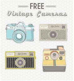 the free vintage cameras are available for purchase