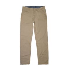 Our signature slim fit men's chino pant looks great, feels comfy and is long-lasting. Great for work or play. Khaki color. Our khaki chino pant is available in waist sizes 30/32/33/34/36/38. Highly spirited and graphically cool, our chino trouser has arrived! These woven trousers are a bold way to enliven your spring wardrobe paired with solids or patterns. Features: Contrast chambray inside waistband with logo embroidery. Logo embroidery above back right flap pocket. Straight leg. Flat front. B Khaki Tapered Leg Chino Cotton Twill Cargo Pants, Casual Fitted Khaki Chinos, Casual Khaki Work Pants For Business Casual, Casual Slim Fit Flat Front Chinos, Casual Slim Fit Chinos In Chino Cotton Twill, Casual Khaki Chino Cotton Twill Cargo Pants, Khaki Straight Leg Chinos For Business Casual, Business Casual Khaki Cotton Chinos, Khaki Chinos With Pockets In Chino Cotton Twill