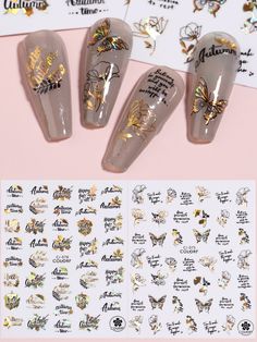 Pet Poems, Plastic Letters, Nail Art Stickers, Letter Patterns, Nail Art Inspiration, Nail Designer, Nail Stickers