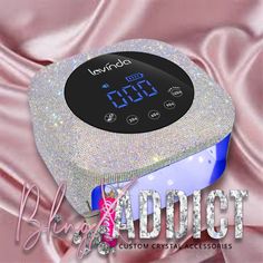 P R O D U C T ∙ D E S C R I P T I O N Calling all nail techs, this one is for you! Wether you are at home doing your nails or in the shop, why not finish them off with some dazzle? The Lavinda Nail UV Lamp crystalized in glass crystals will for sure bring your customers back! This lamp features: Dual Light Source - Lavinda gel UV led lamp comes with 30pcs dual light source lamp beads, the light shines from all directions and dries nail polish quickly. And the light is soft (395-405mm)and not gla Gel Nail Light, Square Nail, Lamp Beads, Dry Nail Polish, Nail Dryer, Dry Nails, Crystal Nails, Crystal Accessories, Metal Mirror