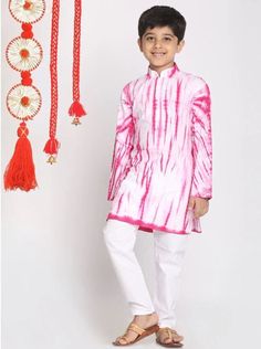 *Please visit our Etsy shop for full range of available items: https://www.etsy.com/shop/ayaandesignstudio/?etsrc=sdt Product Details Pink and white tie dye straight cotton knee length kurta, has a mandarin collar, button placket, long sleeves, straight hem and side slits. comes with white solid pyjama, has elasticated waistband. Material & Care Top Fabric: Pure Cotton Dry Clean preferably or cold light wash Specifications Sleeve Length - Long Sleeves Top Shape - Straight Top Length - Knee Length Neck - Mandarin Collar Print or Pattern Type - Bandhani, Dyed, Tie & Dye*Please note: - Sizing may run a size larger than  standard sizes, please refer to the sizing charts for sizing. - Please contact me if you have any questions *We are proud to provide you with high quality fabric, handpicked m Casual Pink Cotton Kurta, Festive Family Matching Cotton Sets, Playful White Sets For Festive Occasions, Multicolor Cotton Family Matching Sets, Family Matching Multicolor Cotton Sets, Casual Pink Kurta For Festive Occasions, Pink Cotton Sets For Festive Occasions, Pink Cotton Kurta For Spring, Pink Cotton Long Sleeve Kurta