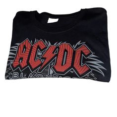 Ac Dc 2010 Black Ice Concert T-Shirt Men's Black Short Sleeve Size X- Large Nwot Black Shorts Men, Concert T Shirt, Black Ice, Concert Tshirts, Ac Dc, Black Shorts, Shirt Men, Black Gray, Black And Grey