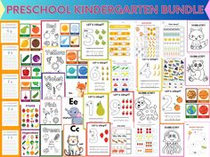 preschool printable worksheets and activities for preschoolers to help them learn numbers