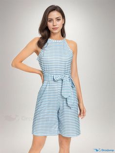 Orcajump - Women's Jumpsuit Sleeveless Jumpsuit Striped Printed Long Wide Leg Pant Party Jumpsuits Eleagnt Long Dressy Jumpsuit Summer Sleeveless Jumpsuits And Rompers For Party, Summer Sleeveless Party Jumpsuits And Rompers, Summer Sleeveless Party Jumpsuit Or Romper, Summer Sleeveless Jumpsuit For Party, Summer Sleeveless Party Jumpsuit, Summer Strapless Overall Jumpsuit, Fitted Sleeveless Casual One Piece, Fitted Sleeveless Casual One-piece, Summer One-piece Jumpsuits And Rompers