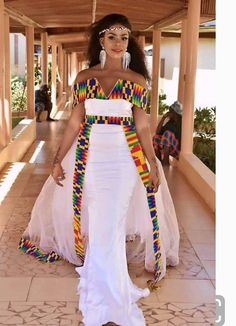 Kent's wedding dress Ankara Fabric Maxi Wedding Dress, Dashiki Prom Dress, African Print Wedding Dress, Baju Pengapit, African Party Dresses, African Traditional Wedding Dress, African Wedding Attire, Kente Dress, African Prom Dresses