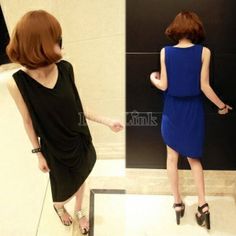 love this, especially the black one! Short Chiffon Dress, Chiffon Dress Short, Woman Personality, Dusty Purple, Irregular Hem, Moto Jacket, Chiffon Dress, Dress P, Minimalist Fashion