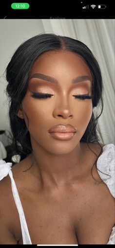 Black Wedding Makeup, Gorgeous Bridal Makeup, Wedding Eye Makeup, Wedding Makeup For Brown Eyes, Wedding Day Makeup