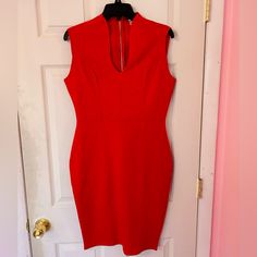 New Never Worn Red Venus Midi Dress Us Women’s Medium Zipper Back Very Chic & Glam!! Venus Dresses, Dress Bodycon, Wearing Red, Midi Dress Bodycon, Bodycon Dress, Midi Dress, Womens Dresses, Zipper, Customer Support