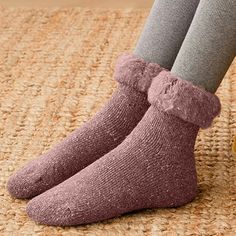 Women Winter Thickened Snow Socks Plus Velvet Mid Tube Socks Turn Over Solid Color Long Tube Socks Material: cotton Color: as the picture shows, (Due to the difference between different monitors, the picture may have slight color difference. please make sure you do not mind before ordering, Thank you!) Package weight: 100g Package size: 13x10x4cm,(Please allow 1-3mm error due to manual measurement. please make sure you do not mind before ordering.) Size chart: Size:One Size Shoe Size:34-39 Color Tube Socks, Socks Women, Rainy Day, Stockings, Slippers, Size Chart, Socks