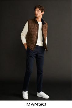 Men Vest Outfits, Men's Semi Formal, Semi Formal Outfits, Mens Business Casual Outfits, Stylish Men Casual, Men Stylish Dress, Fall Outfits Men, Mens Casual Dress Outfits, Traje Casual