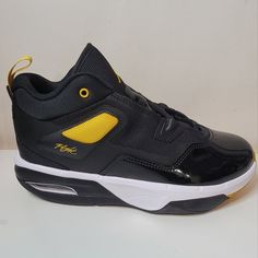 "Brand New" Jordan Stay Loyal 3 (Gs) Color; Black/Yellow Ochre-White Style; Fb9922 071 Upper Material; Mesh Made In Vietnam Shoes Jordan, Yellow Ochre, Skate Shop, Newest Jordans, Kids Jordans, Air Jordan Shoes, White Style, Jordan Shoes, Yellow Black