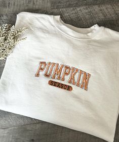 It's pumpkin season! You'll want this adorable and comfortable sweatshirt for all your fall festivities 🎃   Customize sweatshirt color and size.  Design will be as shown. Cute Sweaters For Fall, Fall Festivities, Pumpkin Sweatshirts, Sweatshirts For Women, Pumpkin Season, Pumpkin Seasoning, Sweatshirt Cute, Fall Gifts, Thanksgiving Gift