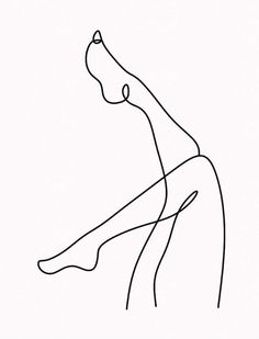 a line drawing of a person sitting down