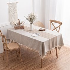 Shape:Rectangular; Style:Geometric; Occasion:Casual Daily; Material:Cotton / Linen Blend; Item Type:Table Cloths; Pattern:Stripes and Plaid; Features:with Tassel,Dust-Proof; Listing Date:07/21/2023; Production mode:Self-produce; Season:All Season Retro Style Living Room, Farmhouse Tablecloth, Spring Tablecloths, Easter Kitchen, Farmhouse Tablecloths, Multicolored Flowers, Kitchen 2024, Tablecloth Round, Cloth Table Covers