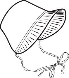 FREE Printable Pilgrim Bonnet Coloring Page for Kids Pilgrim Bonnet, Working Thanksgiving, Pilgrim Crafts, Silhouette Printables, Free Thanksgiving Coloring Pages, Thanksgiving Crafts Preschool, Coloring Placemats, Free Thanksgiving Printables, Bunny Templates