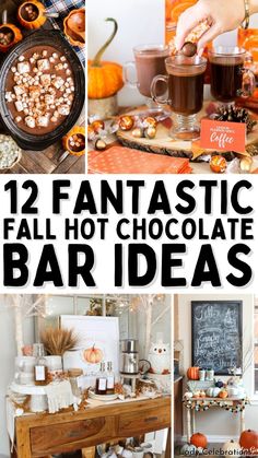 12 fantastic fall hot chocolate bar ideas