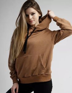 Hoodie sweatshirt in brown color is cozy, and the quintessential feeling of elevated luxury. Black hoodies are very comfy/cosy oversized. The hoodies are quite thick so they will definitely keep you warm! Appropriate for Spring, Fall or Winter you will love having this cover up to keep you cozy all day long. Wear it to look stylish while exercising, picking your kids up from school, while running errands, or to the movies! A fabulous staple for everyone's closet.  Hoodie is perfect for walking, daily activity, trevelling or even lounging at home. ---FABRIC--- Due to its breathability, it is a fabric that has minimal sweating properties. It has a texture that can easily be a reason for choice in hot conditions. Due to its natural structure, it does not cause an allergic reaction.Fabric with Walking Daily, Brown Streetwear, Velvet Hoodie, Pull Oversize, Daily Activity, Streetwear Hoodie, Womens Hoodies, Crew Neck Tshirt, Sweater Oversized