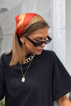 Bandana Looks, Elegante Casual, Cooler Look, Summer Trends, Looks Style, Mode Inspiration