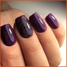 Purple Nail, Short Acrylic, Nail Ring, Manicure Ideas, Colorful Nail Designs, Manicures Designs