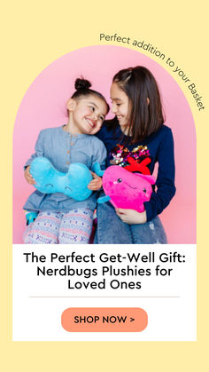 Nerdbugs as a perfect get-well gifts Get Well Gift Basket Ideas, Get Well Gift Baskets, Power Of Knowledge, Heart Plush, Get Well Soon Gifts, Get Well Gifts, Gift Basket Ideas, Healing Power, Get Well Soon