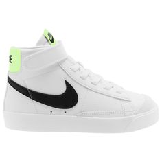 Nike Blazer Mid 77, Nike Blazer Mid, Nike Blazers Mid, High Top Sneaker, Blazer Mid, Sneaker Games, Nike Kids, Nike Blazer, Elastic Laces