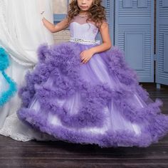 Made Of High Quality Lace Tulle,100% Cotton Lining,Not Harm To The Child Skin,Very Soft And Comfortable,Skin Friendly And Breathable. Beautiful Lace Embroidery,Buttons On The Back,Elegant Lace Appliques Tailing. Floor Length, Long Sleeves,Pretty Princess Ball Gown.High Quality Handmade Embroidery Design And Handwork.Real Picture,Excellent Dress. If You Like The Dress To Be More Puffy Please Buy A Petticoat, It’s Also In This Page. Cinderella Dress For Girls, Kids Pageant, Girls Bridesmaid Dresses, Wedding Dresses For Kids, White Bridesmaid, Puffy Dresses, White Bridesmaid Dresses, Wedding Dresses With Flowers, First Communion Dresses