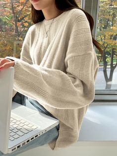 Study Outfit, Drop Shoulder Cardigan, Big Sweaters, Women Sweaters, Drop Shoulder Sweaters, Christmas 2022, Casual Style Outfits