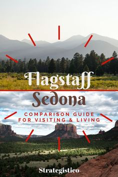 the cover of tagstaff sedona, a companion guide for visiting and living