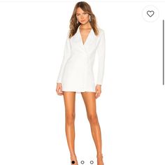 Super Cute White Mini Dress Mimi Dress, Los Angeles Lifestyle, Party Frocks, Swim Brands, Tuxedo Dress, Australian Fashion, International Fashion, Inspired Dress, Blazer Buttons