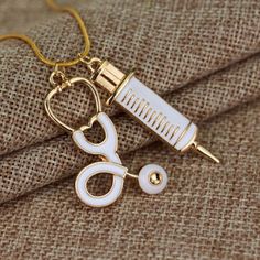 Medical Pendant, Doctor Jewelry, Medical Stethoscope, Stethoscope Charms, Medical Jewelry, Nursing Necklace, Graduation Jewelry, Nurse Graduation Gift, Nurse Gifts