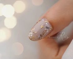 Most Beautiful Flower, Nails Art Ideas, Cat Kuku, Bridal Nails, Nail Art Hacks, Floral Nails