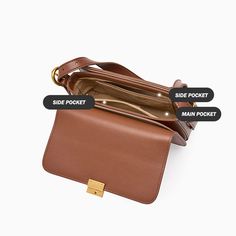 Gender: Women Type: Shoulder Bag/ Crossboday Bag Features: Adjustable Strap, Anti-Theft, Inner Pockets Main Materials: Cowhide Lining: Polyester Type of Closure: Push Lock Style: Casual, Daily, Style Size: Length: 23 cm / 9.06 " Width: 7 cm / 2.76 " Height: 17 cm / 6.69 " Bag Women Fashion, Lock Style, Crossbody Bag Women, Daily Style, Shoe Size Conversion, Vegetable Tanned Leather, High Quality Leather, Shoulder Bag Women, Cow Leather