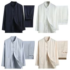 Item Description  Material: Linen  Type: Men Chinese Style Tang Suit  Sleeve Length: Long Sleeve  Cleaning: Hand washed or dry clean is recommended. It is made of cotton and linen, the washing machine will do great harm to the shirt.  Occasion: Is great for Morning Exercise,Tai Chi, Kung Fu, Martial Art, Shaolin, Wing Chun, Stage Performance and so on.  Note:  ※※1. Before order, please follow the size chart that we provide (We provide the image size table), Don't read Amazon Size Chart.  ※※2. Th Morning Exercise, Chi Kung, Tang Suit, Clueless Outfits, Martial Art, Wing Chun, Stage Performance, Chinese Traditional, Morning Workout