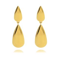 Enhance your style with the Gia Drop Earring. These gold tear drops add the perfect touch of elegance to any outfit. Elevate your look and make a statement with these stunning earrings. 18k Gold Plated over Stainless Steel 2.3" Drop Water & Tarnish Resistant Hypoallergenic Drop Water, Blue Wine Glasses, Tear Drops, Sunglass Chain, Hypoallergenic Jewelry, Jewelry Studio, Stunning Earrings, Drop Earring, Gold Drop Earrings