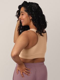 You asked, and we delivered. The award-winning nursing & maternity bra that made Kindred Bravely famous just got a makeover. With your feedback, we carefully updated our first-ever bra design, making this fan-favorite even softer, stretchier, and comfier. Re-released on April 17, 2024, the French Terry Nursing Bra is back and better than ever. Simplicity at its finest! The French Terry Nursing Bra features a classic crossover design and super-soft, stretchy fabric - perfect for pregnancy and postpartum, lounging and sleeping. This wireless racerback nursing bra pulls aside for easy breastfeeding access and skin-to-skin contact. Grab the new-and-improved version of the ultra-comfy bra that started it all.  Great as a nursing lounge bra or sleep bra Wire-free, unpadded design for supreme com Kindred Bravely, Bra Design, Nursing Gown, Nursing Sports Bra, Delivery Gown, Nursing Maternity, Bra Materials, French Baby, Sleep Bra