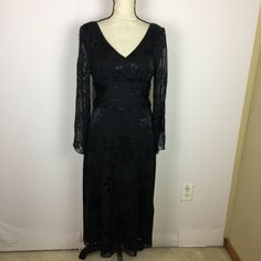 Nwt Talbots Midi A-Line Dress 6p Womans Petite Navy Beaded V-Neck Long Sleeve *Measurements Is Done With The Item Laying Down Flat Bust: 16.5" Waist: 13.5" Length: 44 *Condition: New With Tags - Will Be Packaged With Care And Shipped With 2 Days - Ships From A Smoke Free Home Formal V-neck Mother Of The Bride Dress With Sequins, Embellished V-neck Evening Dress For Mother Of The Bride, Embellished V-neck Mother Of The Bride Dress For Evening, Embellished V-neck Mother Of The Bride Dress For Party, Midi Aline Dress, A Line Dress, New Dress, A Line, Midi Dress