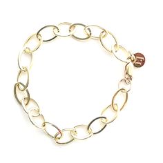 Gold filled oval link chain Luxury Oval Link Bracelet With Clasp, Luxury Gold Plated Chain Bracelet With Oval Link, Chunky Bracelets, Link Chain, Link Bracelets, Gold Filled, Chain Necklace, Charm Bracelet, Bracelet