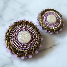 Indigenous made purple and gold stud earrings with sweetgrass braid. Beaded Jewelry Indigenous, Sweetgrass Earrings, Sweetgrass Braid, Beaded Jewlery, Gold Stud Earrings, Gold Stud, Gold Earrings Studs, Gold Studs, Jewelry Earrings Studs