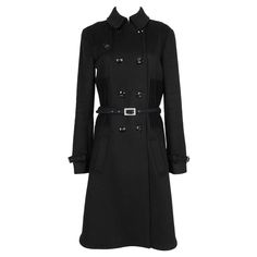 Dior - (Made in Italy) Black cashmere coat with a silk lining. Size 40FR. 2007 Fall-Winter Collection designed under the artistic direction of John Galliano. Additional information: Condition: Very good condition Dimensions: Shoulder width: 46 cm - Sleeve length: 68 cm - Length: 100 cm Period: 21st Century Seller Reference: M105 Luxury Long Sleeve Wool Coat, Luxury Evening Wool Coat For Winter, Luxury Wool Coat For Winter Evenings, Luxury Wool Coat For Evening In Winter, Luxury Long Sleeve Wool Coat For Evening, Designer Wool Outerwear For Evening, Designer Wool Evening Outerwear, Designer Wool Coat For Work, Designer Double-breasted Evening Outerwear