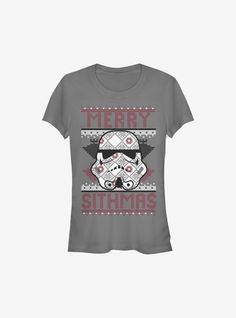 Merry Sithmas, Tie Dye Girl, Girl Silhouette, Star Wars Inspired, Girls T Shirt, Logo Color, Girls Sweaters, Lilo And Stitch, Ugly Christmas