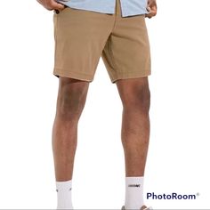 New With Tag Hollister Epic Flex Khaki Tan Flat Front 9” Shorts Size 28 Khaki, Tan, Shorts, Preppy, Uniform, Prep School, Student, Summer, Hollister, Flat Front, Beach, Vacay, Vacation Casual Khaki Bermuda Bottoms, Casual Shorts With 5-inch Inseam For Spring, Casual 5-inch Inseam Shorts For Spring, Casual Spring Shorts With 5-inch Inseam, Fitted Casual Shorts, Casual Bermuda Shorts With 5-inch Inseam And Pockets, Casual Fitted Bermuda Shorts, Casual Summer Shorts With 5-inch Inseam, Casual Fitted Short Leg Shorts