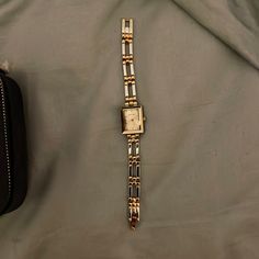 Anne Klein Watch!! Never Worn Because It Didn’t Fit My Wrist. 7.5” Long. Open To Any Offers Anne Klein Watch, Anne Klein, Gold Watch, Accessories Watches, Austria, Silver Gold, Women Accessories, Size 7, Bracelet