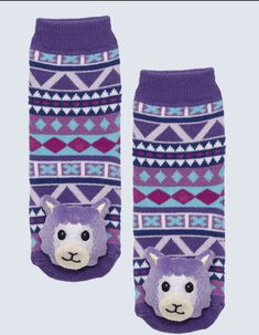 Plush animal is attached to top of the sock so the animal is never lost. Rubber grippers on bottom of the foot allow for running and stumble free fun for your little Slipper Socks fit 0-36 months: Keeps their little feet cute, comfortable, and warm. Material blend of 80% cotton, 17% polyamide, and 3% spandex. Terry cloth plush feel on the inside and warm fun on the outside. These socks make an adorable gift for your little. Your little will be entertained by the little animals. These socks are 8 Cute Super Soft Socks For Playtime, Comfortable Non-slip Socks For Playtime, Playful Super Soft Multicolor Socks, Playful Multicolor Super Soft Socks, Playful Super Soft Socks For Gifts, Super Soft Playful Socks For Gift, Playful Super Soft Socks For Playtime, Cute Blue Socks For Playtime, Fun Winter Non-slip Socks