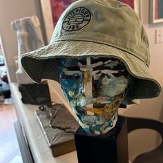 Brand New. Never Worn. Tag Attached. Tommy Hilfiger Bucket Hat. 100% Cotton. Sturdy Cotton Construction Is Bendable, Foldable, Packable. Will Hold It’s Shape. Osfm. Khaki Green. Casual Khaki Bucket Hat With Flat Brim, Casual Khaki Bucket Hat, Casual Wide Brim Khaki Hat, Casual Khaki Bucket Sun Hat, Adjustable Casual Bucket Hat For Everyday, Casual Adjustable Bucket Hat For Everyday, Trendy Adjustable Khaki Hat, Adjustable Casual Baseball Cap, Casual Khaki Bucket Hat For Beach